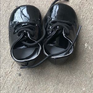 Black Patent Leather Baby Dress Shoe